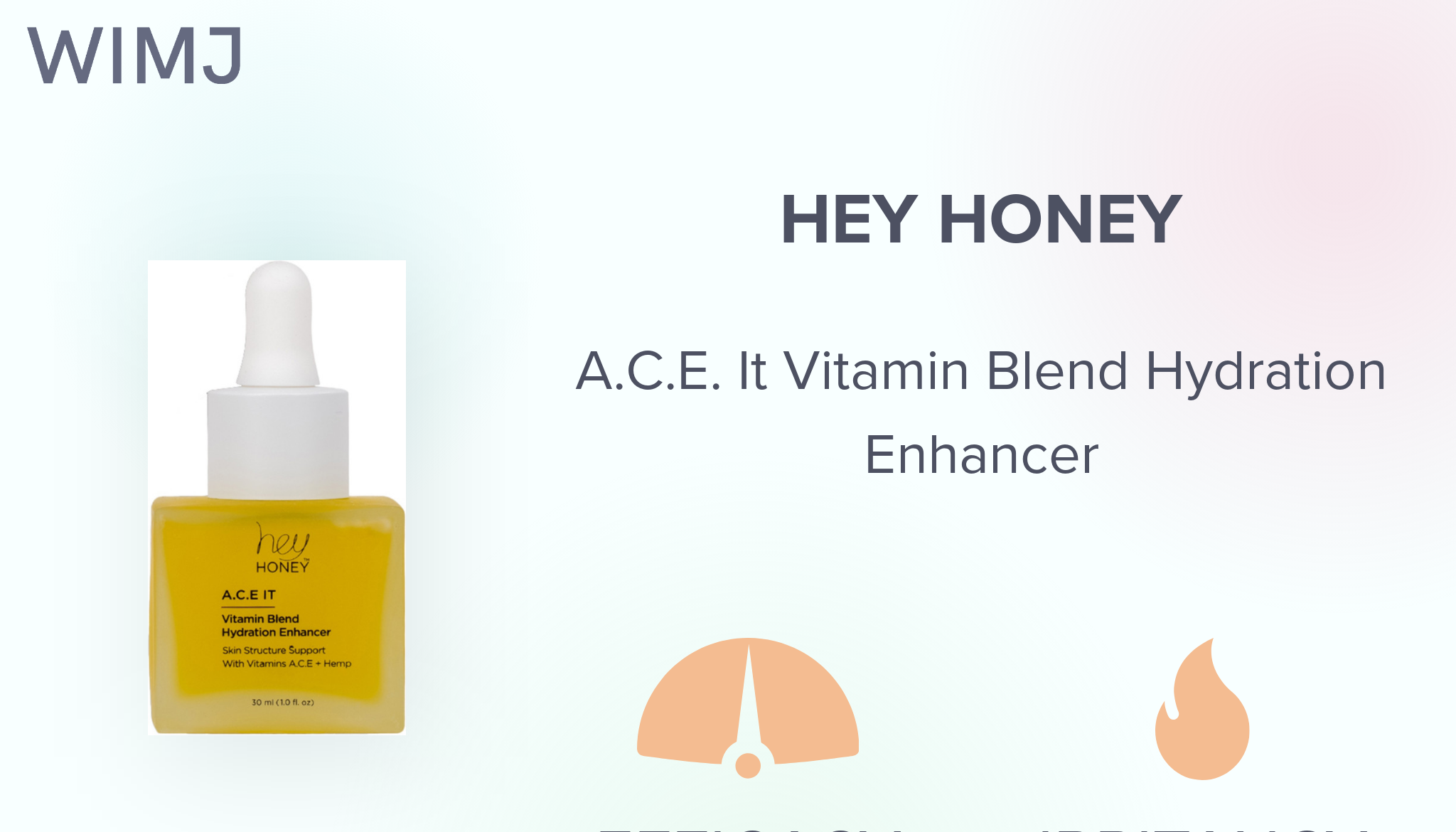 A.C.E It Vitamin Blend Hydration Enhancer by HEY HONEY, Skin, Treatment, Face Oil