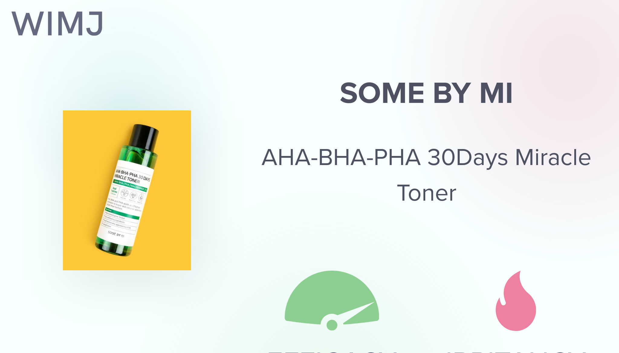 Skincare Routine Guide for SOME BY MI AHA∙BHA∙PHA 30 DAYS