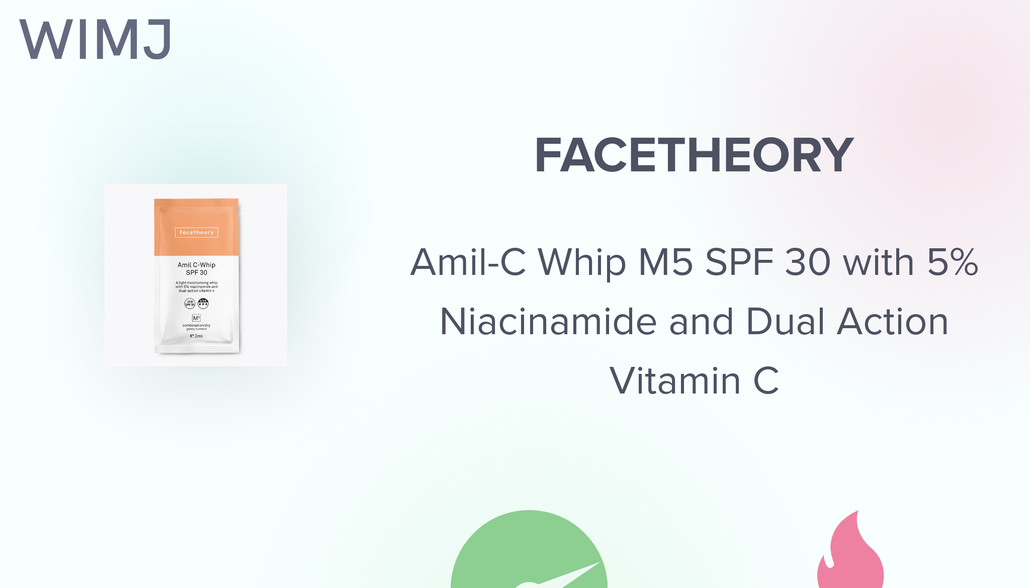 Amil-C Whip M5 SPF 30 with 5% Niacinamide and Dual Action Vitamin