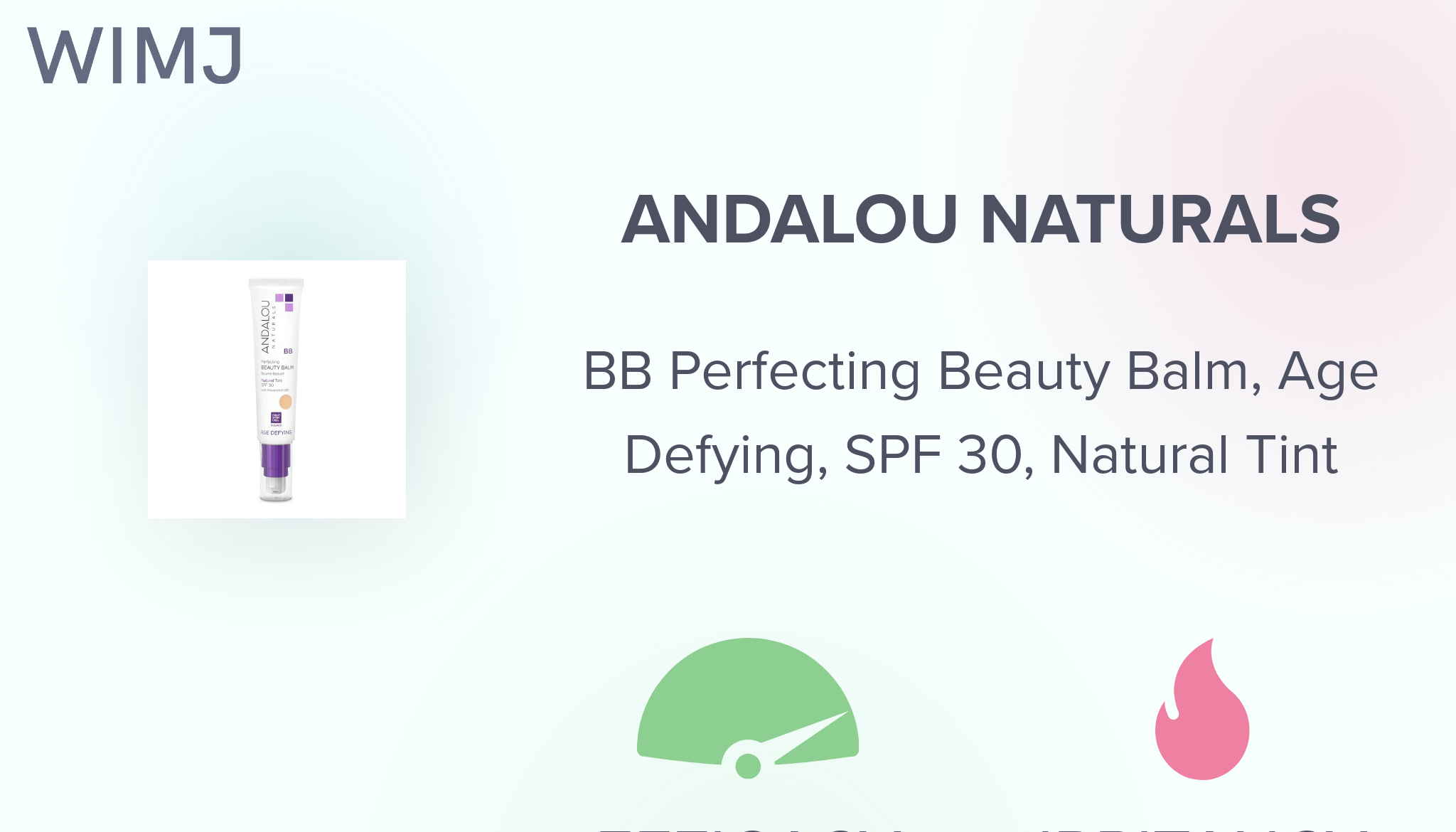  Andalou Naturals Perfecting BB Beauty Balm Natural