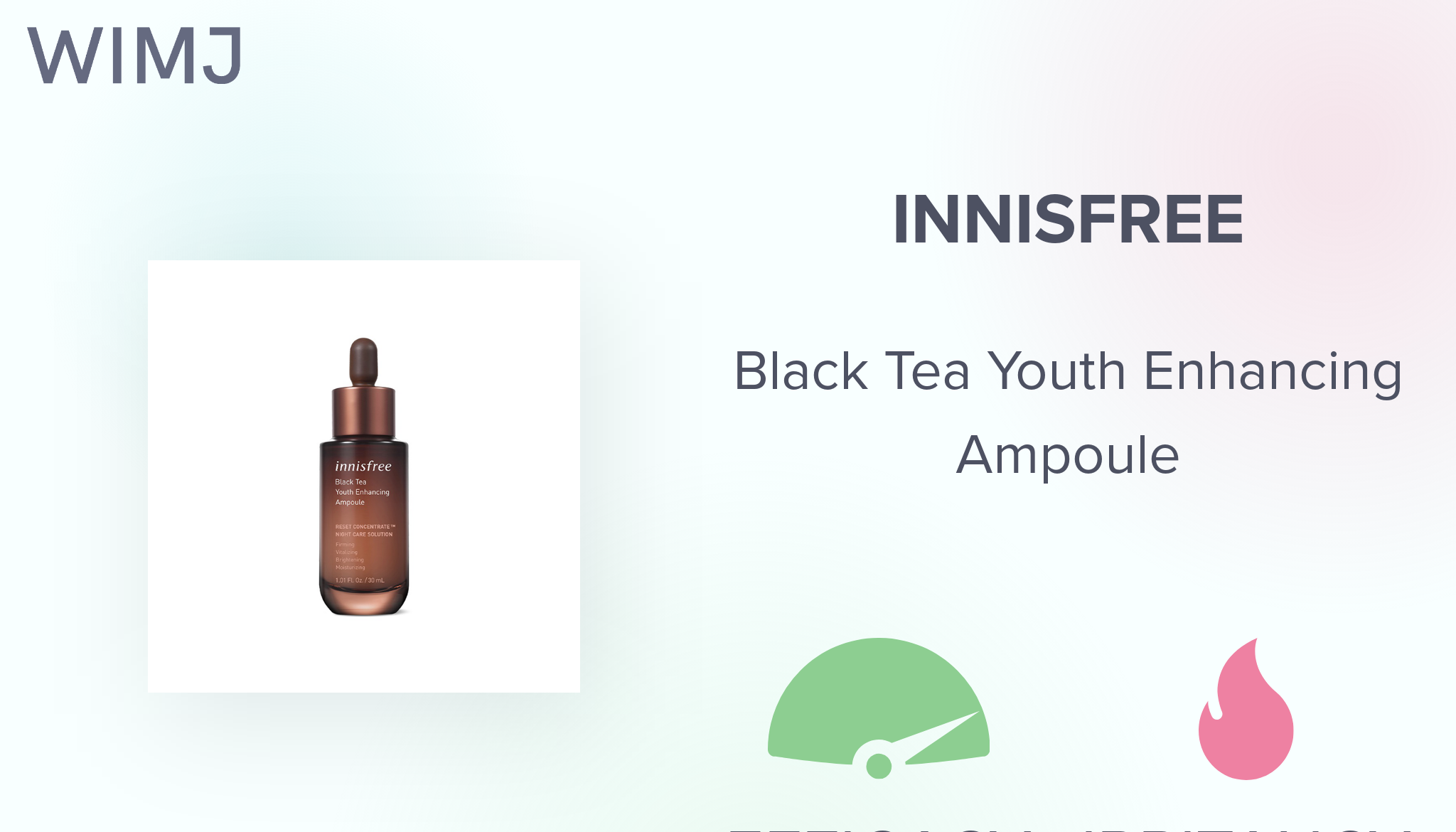 Review: innisfree - Black Tea Youth Enhancing Ampoule