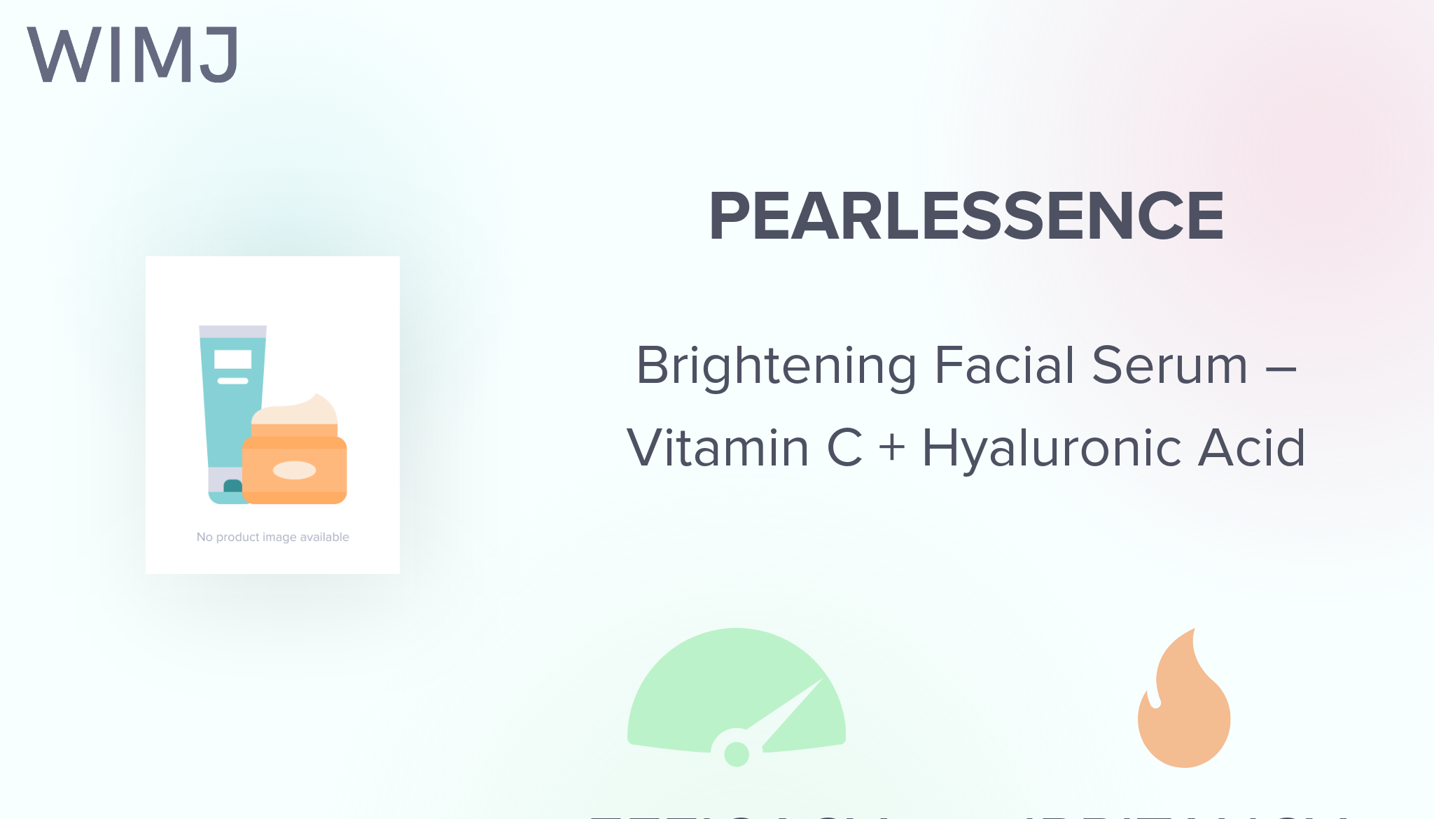 Pearlessence Brightening Facial Serum with Vitamin C & Hyaluronic Acid - Powerful Hydration to Help Plump & Brighten Skin | USA Made (2 oz, 2 Pack)