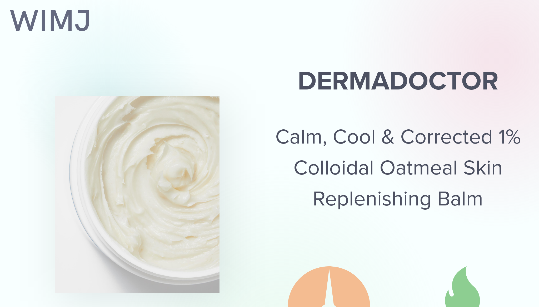 Calm Cool + Corrected 1% Colloidal Oatmeal Eczema + Dermatitis