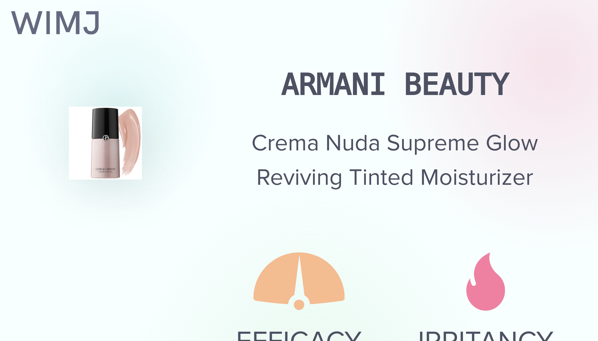 Review: Armani Beauty - Crema Nuda Supreme Glow Reviving Tinted Moisturizer  - WIMJ