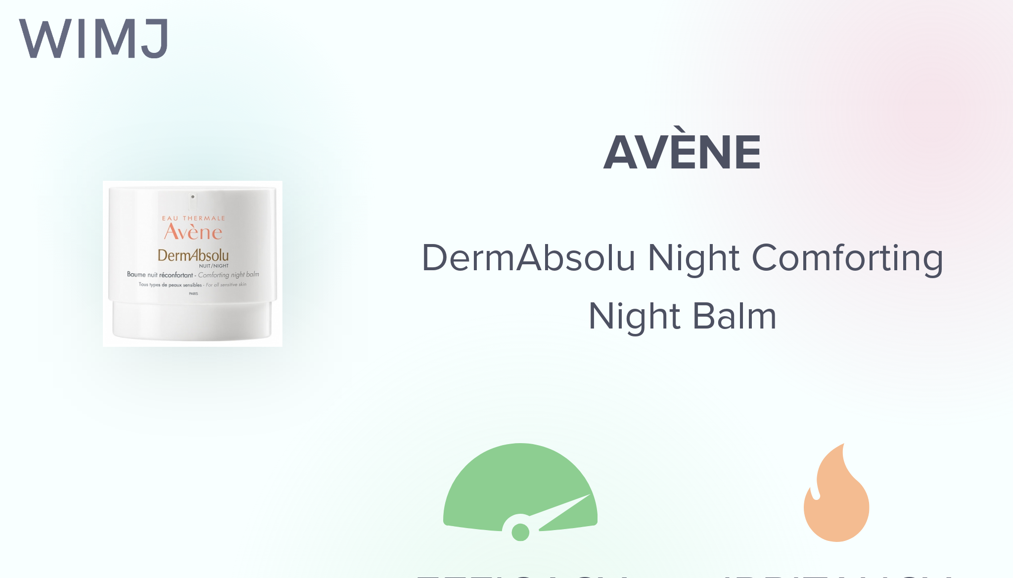 Review: Avène - DermAbsolu Night Comforting Night Balm - WIMJ