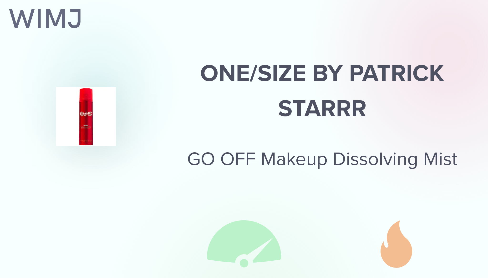 GO OFF Makeup Dissolving Mist