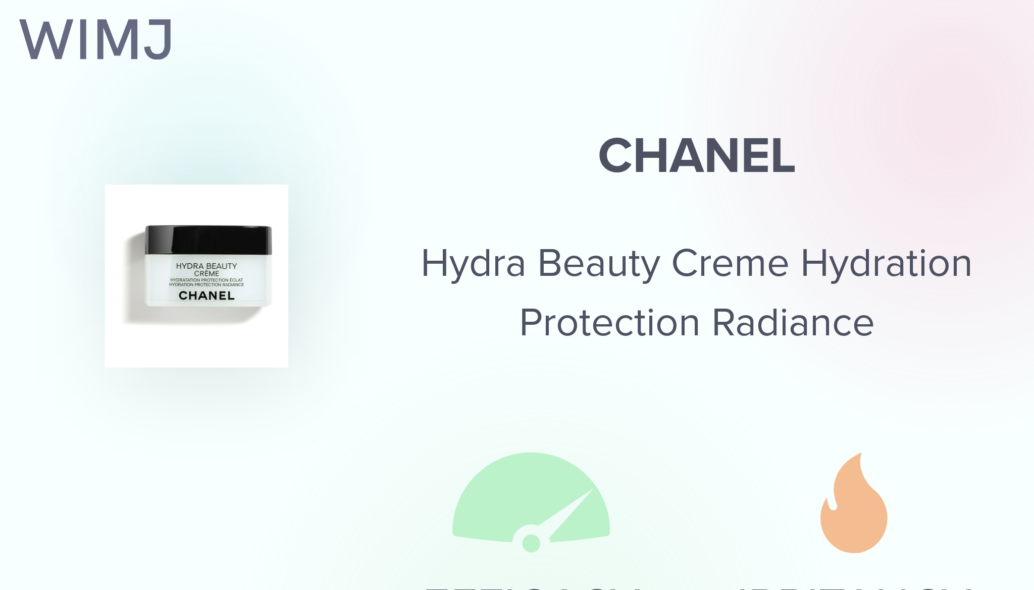 Chanel Hydra Beauty Creme Hydration Protection Radiance - 1.7 oz 