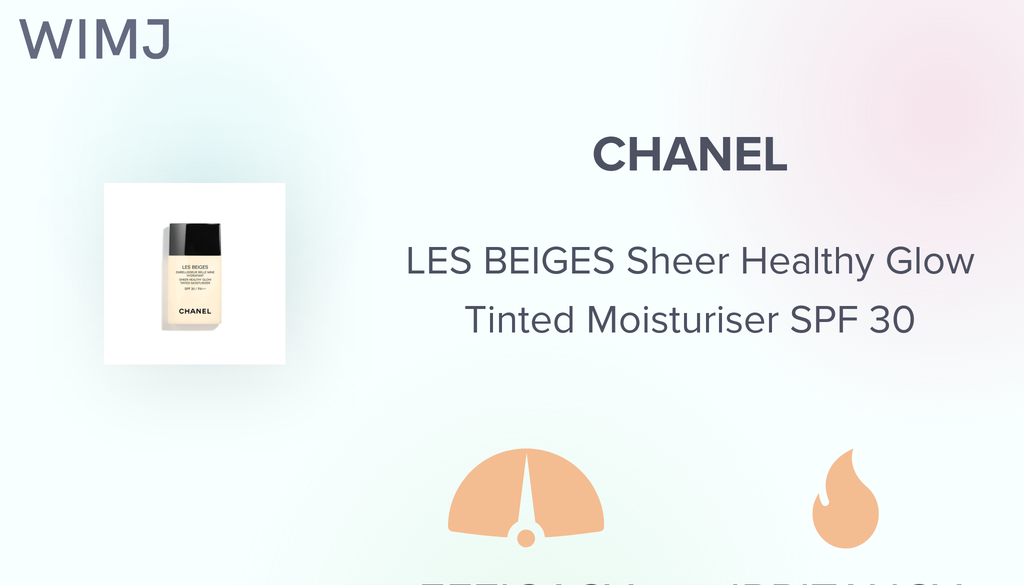 chanel les beiges sheer healthy glow moisturizing tint