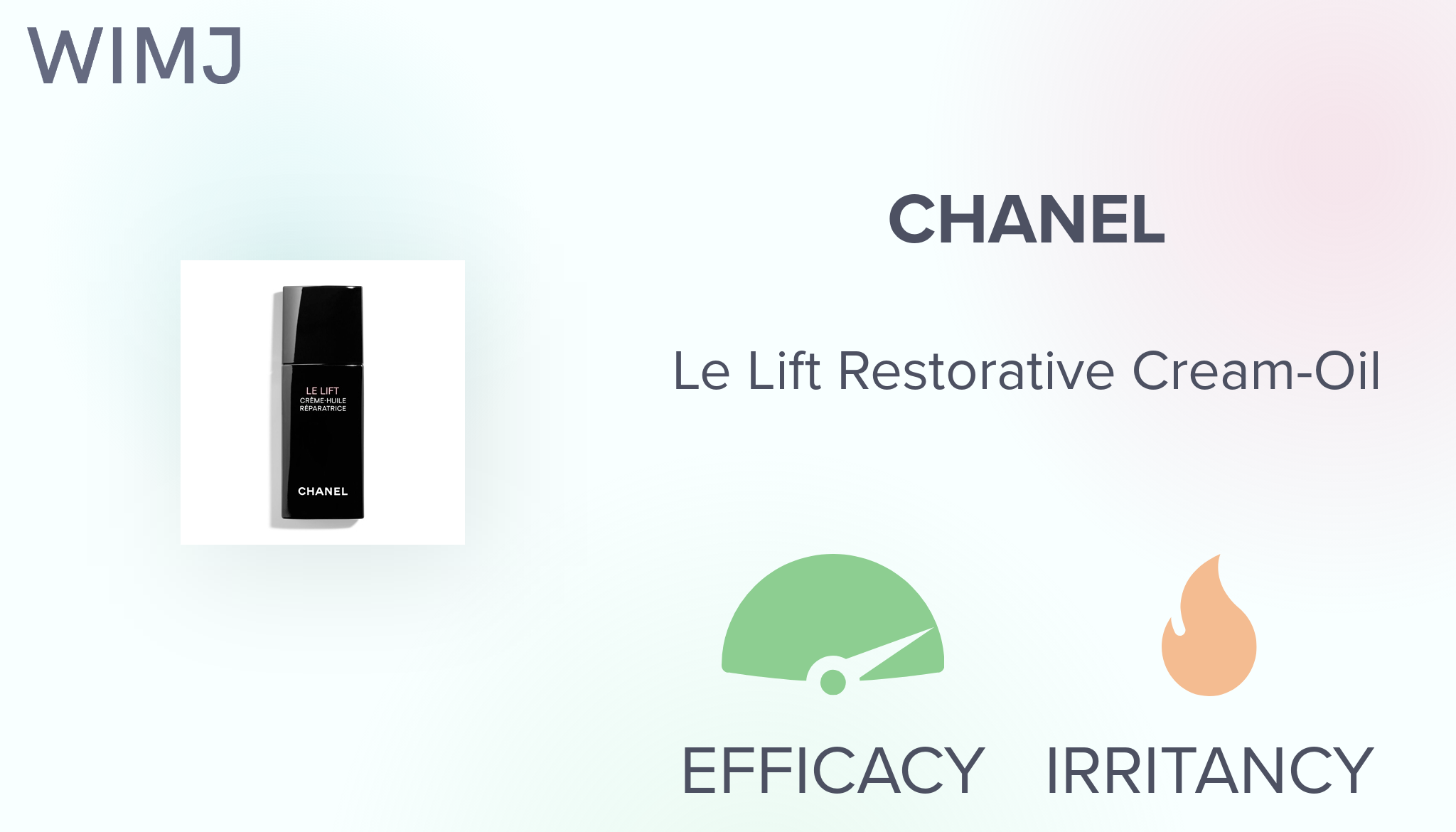 Review: CHANEL - Le Lift Restorative Cream-Oil - WIMJ