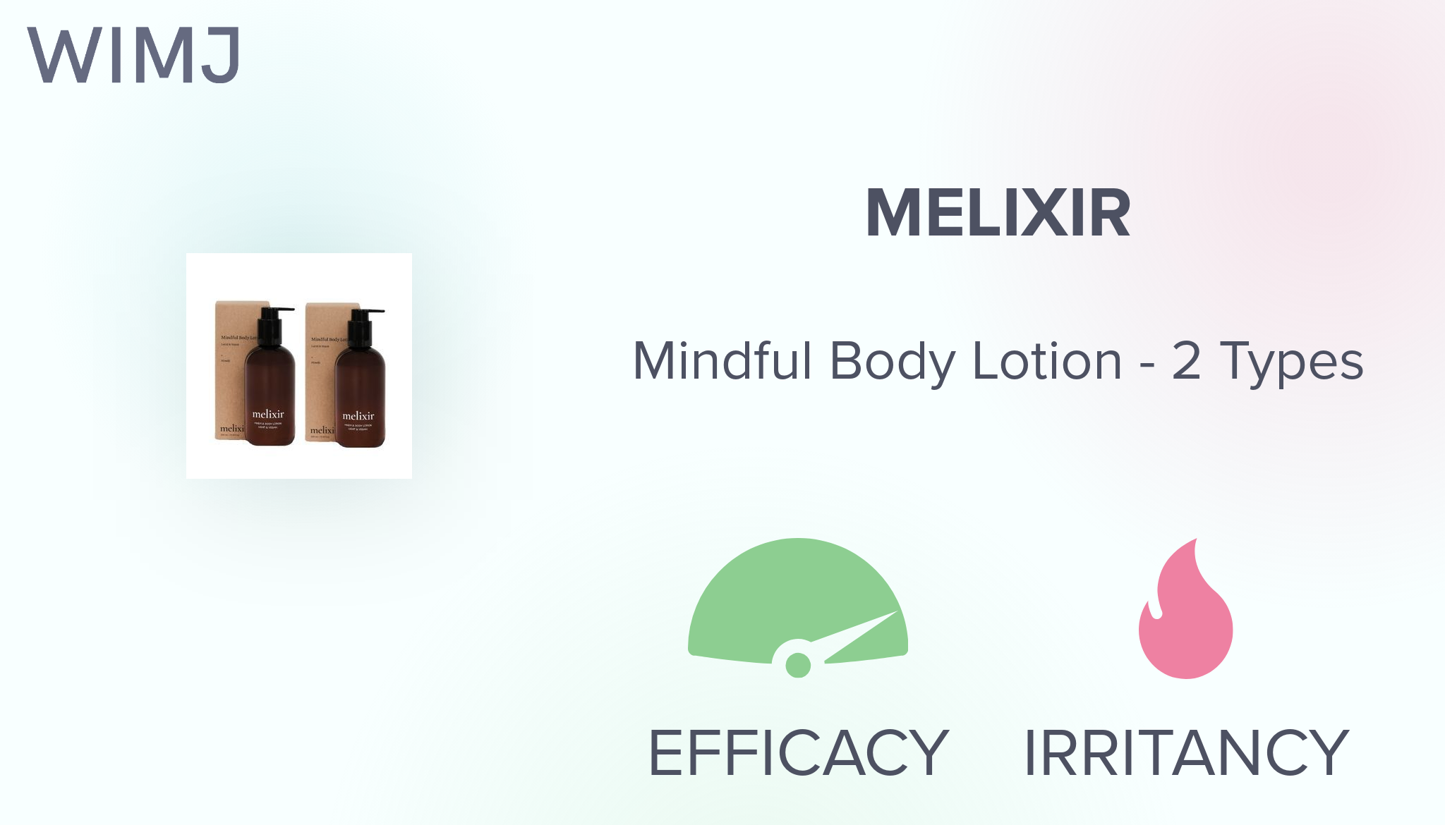 melixi Review: melixir - Mindful Body Lotion - 2 Types - WIMJ