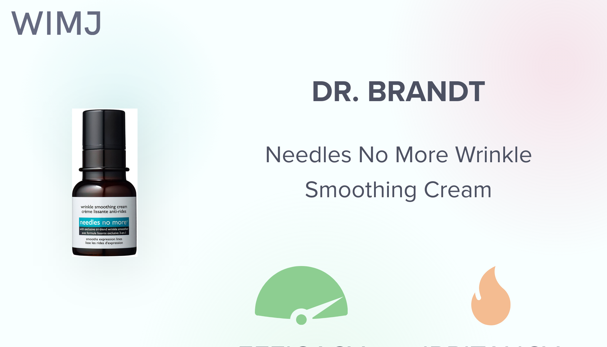 Reviewed: Dr. Brandt Needles No More Wrinkle Smoothing Cream