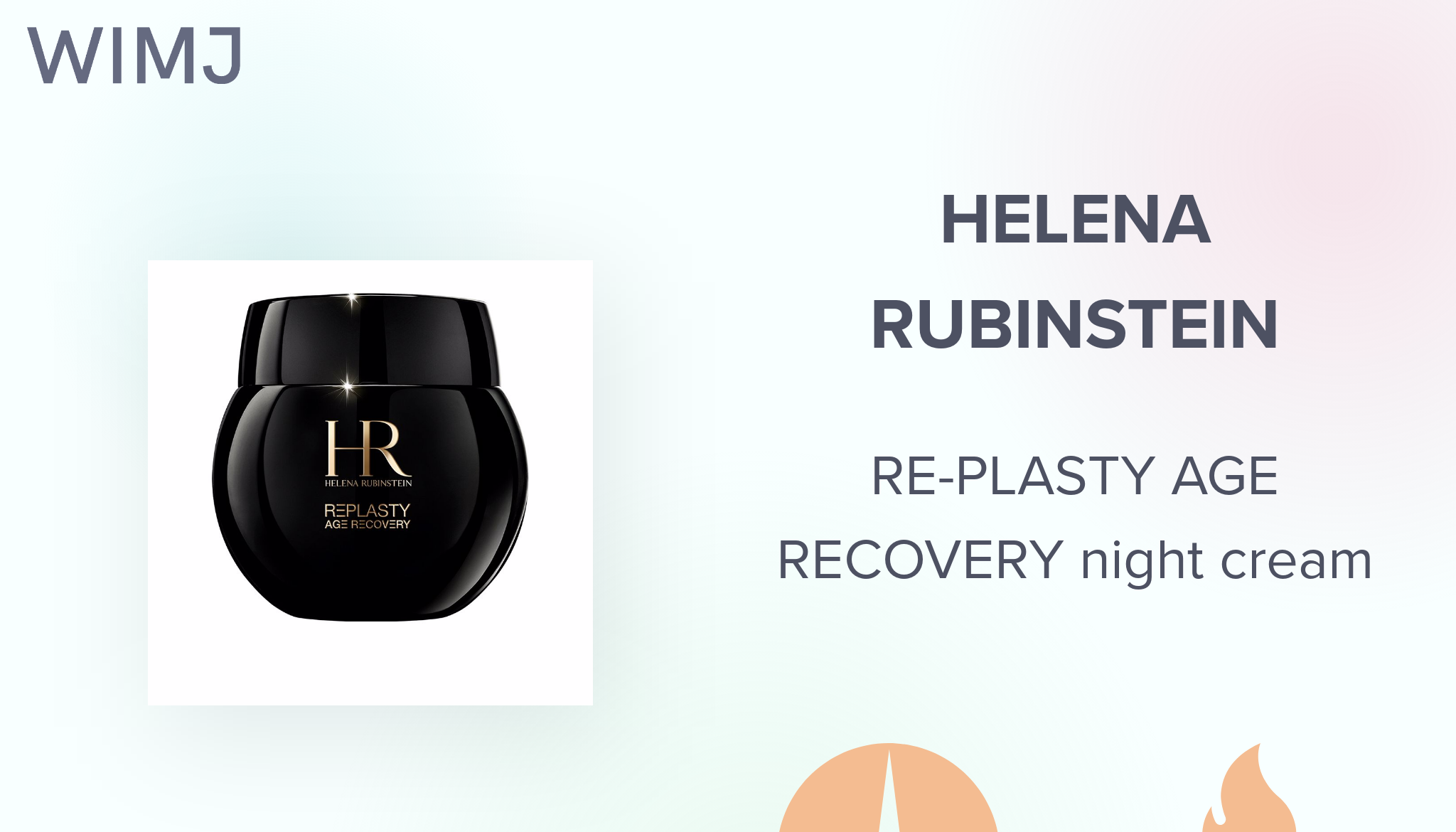 Helena Rubinstein - REPLASTY AGE RECOVERY NIGHT CREAM: a clinical power  developed for powerful regeneration. The unique bandage texture generously  glides on skin bringing intense comfort — while reducing three grades of