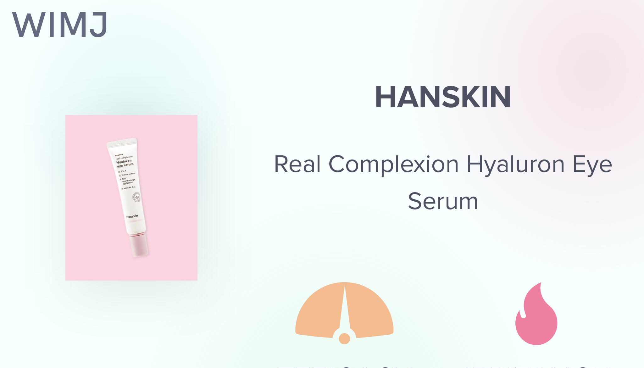 Review: Hanskin - Real Complexion Hyaluron Eye Serum - WIMJ