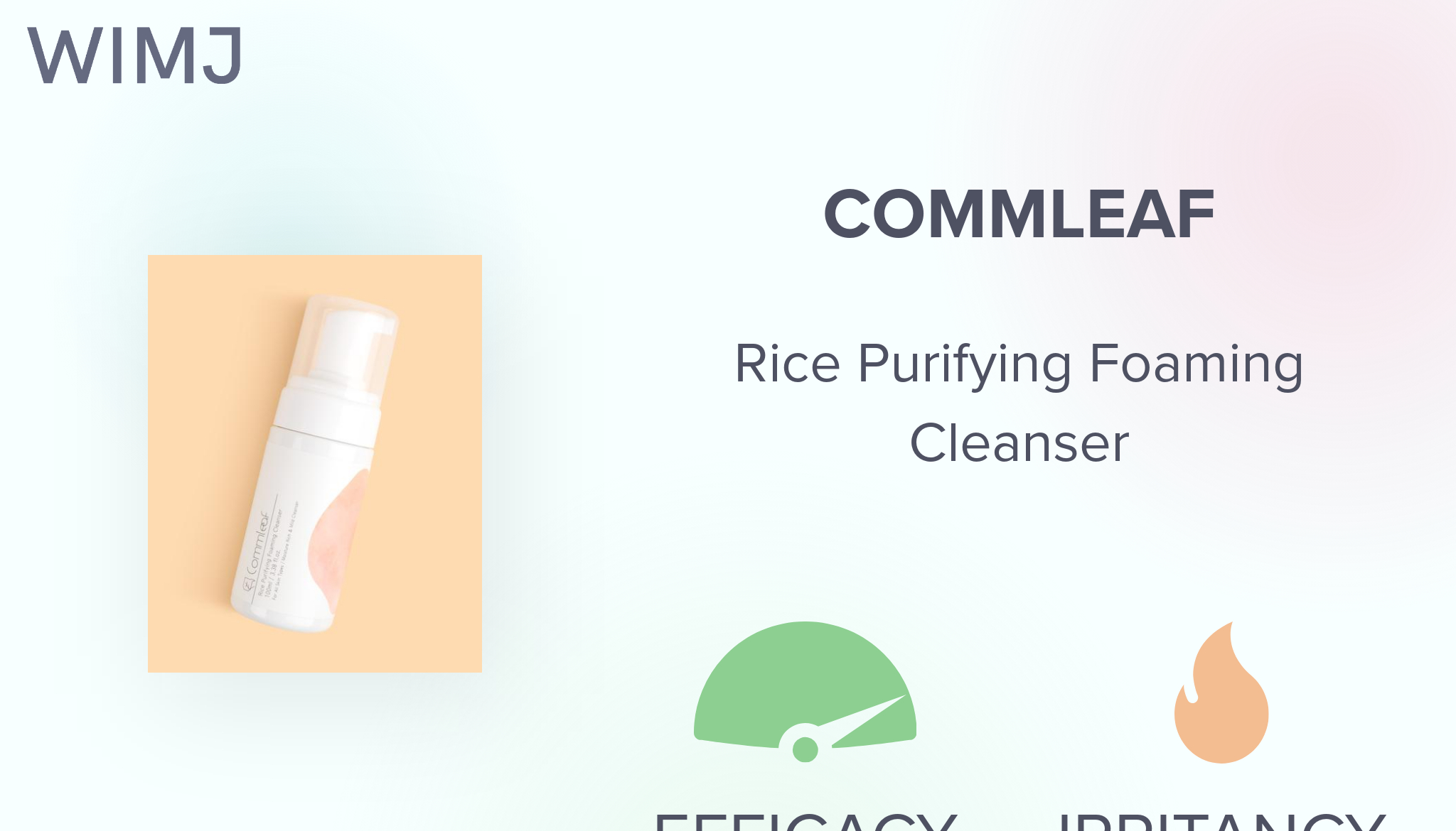 Review Commleaf Rice Purifying Foaming Cleanser Wimj Review Commleaf Rice Purifying Foaming Cleanser Wimj