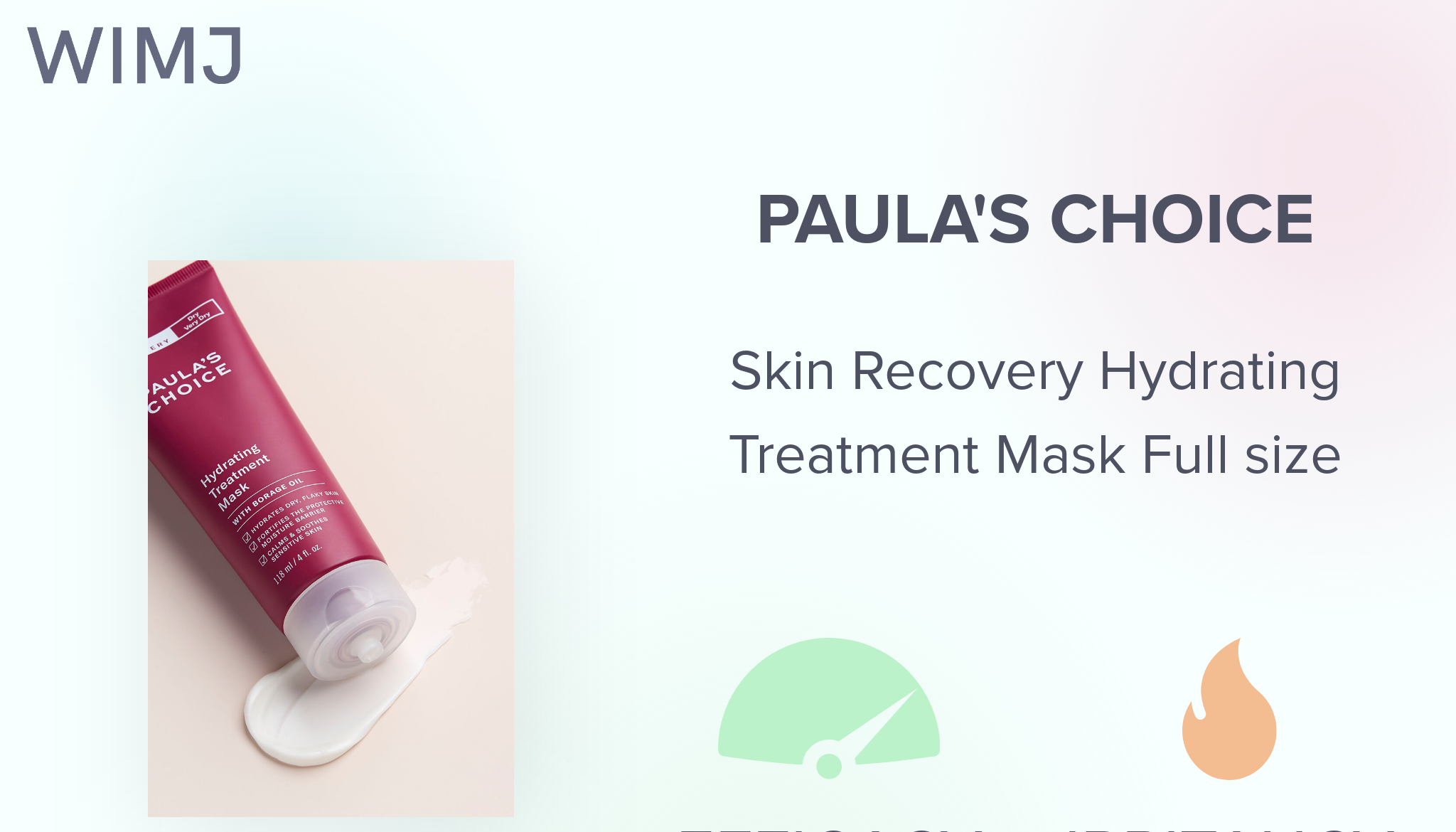 Paula's Skin Recovery Hydrating Mask Full size - WIMJ