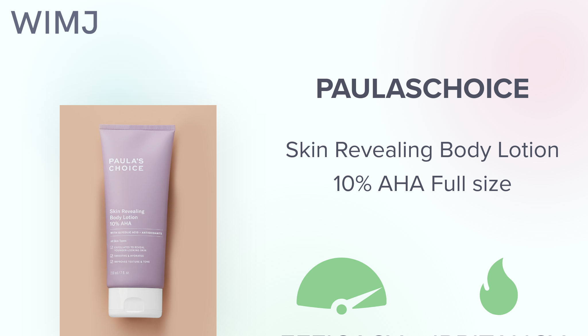 Review: Paulaschoice - Skin Revealing Body Lotion 10% AHA Full size
