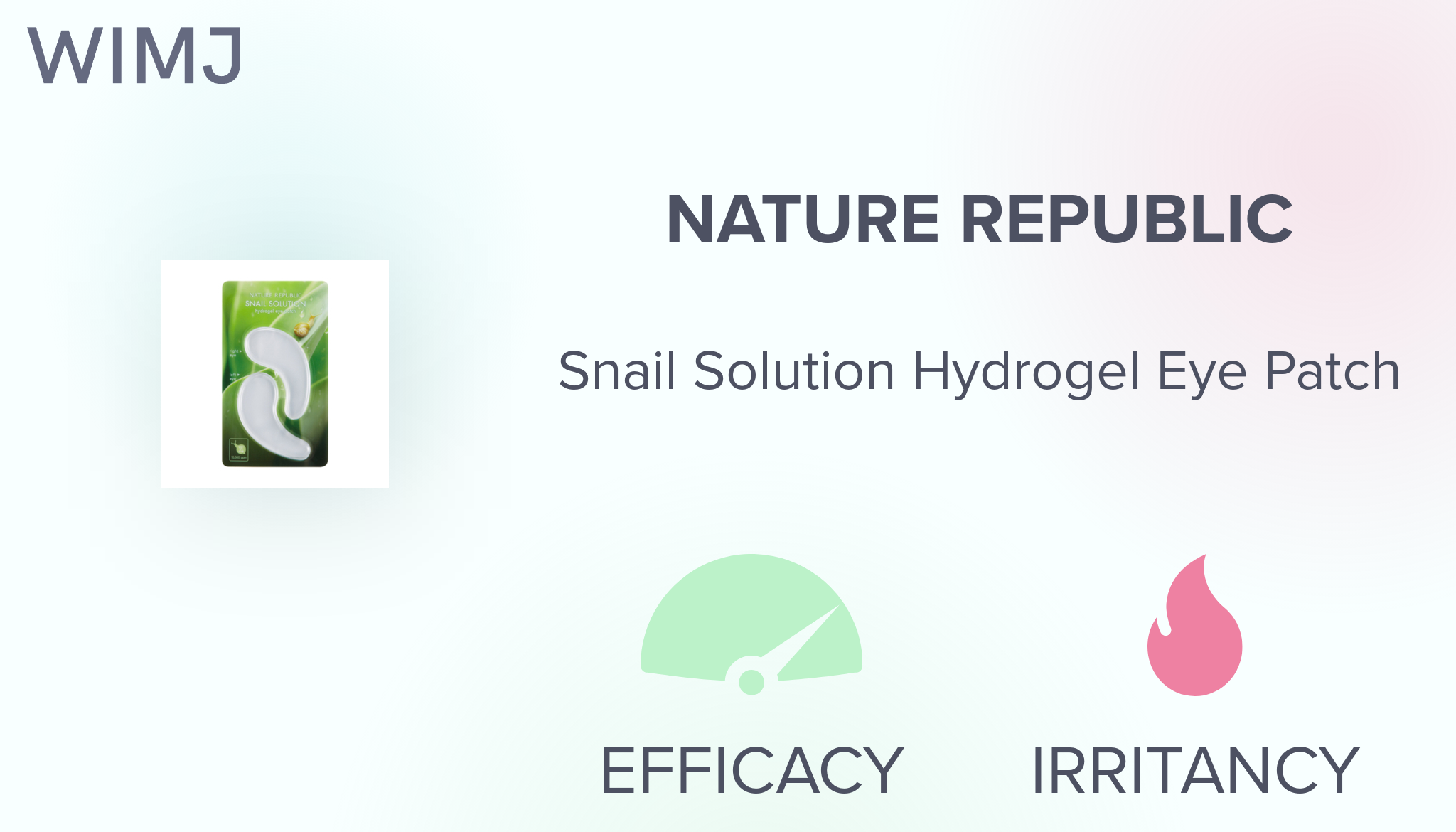 Review Nature Republic Snail Solution Hydrogel Eye Patch Wimj