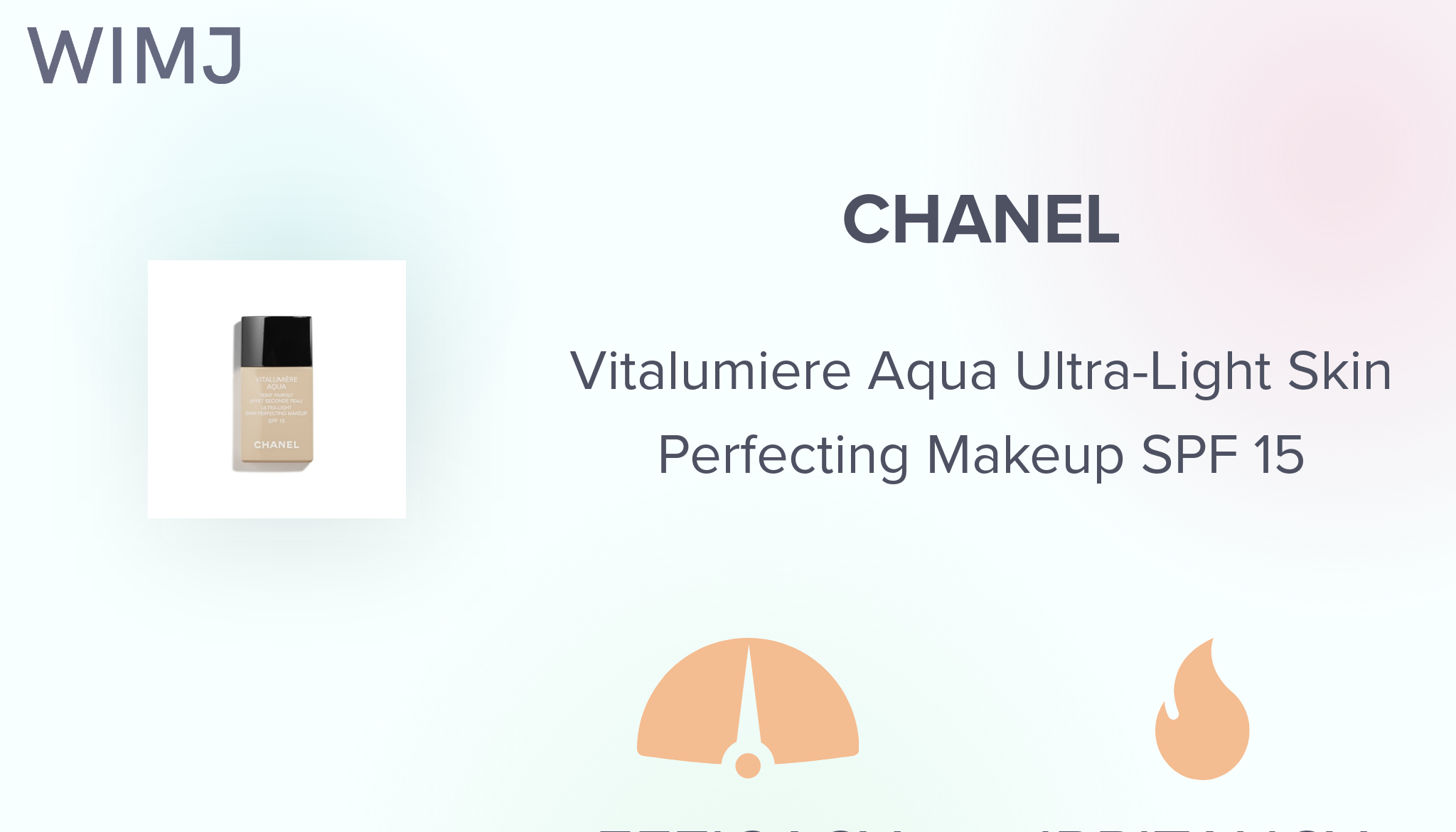 vitalumiere aqua ultra-light skin perfecting makeup by chanel