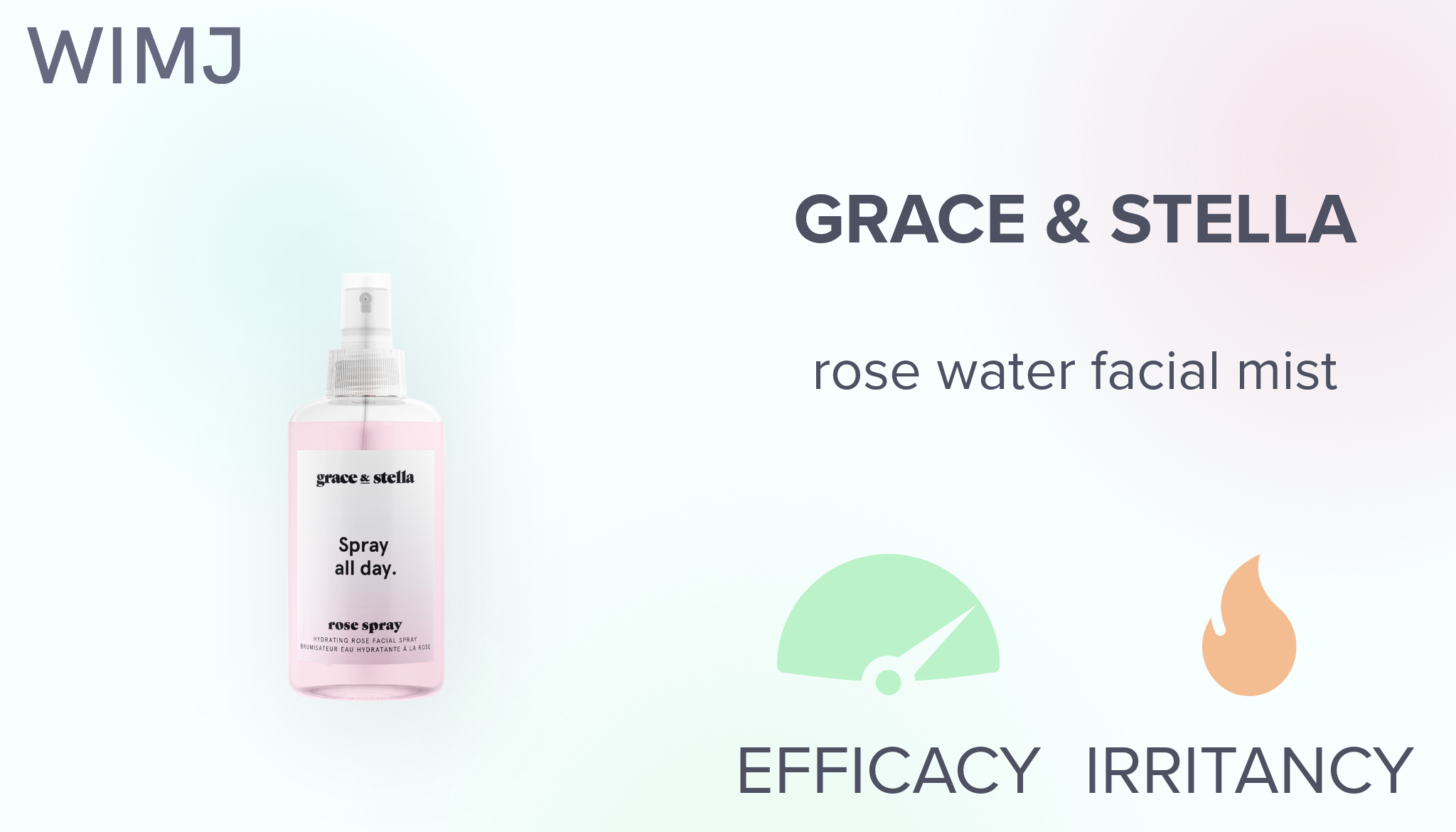 Review: grace & stella - rose water facial mist - WIMJ